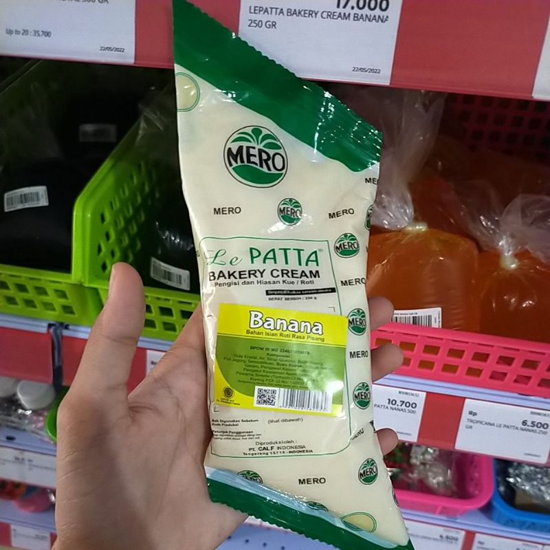 

Lepatta Bakery Cream Banana 250 Gram