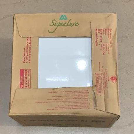 best seller] Keramik Mulia 20x20 Putih Glossy