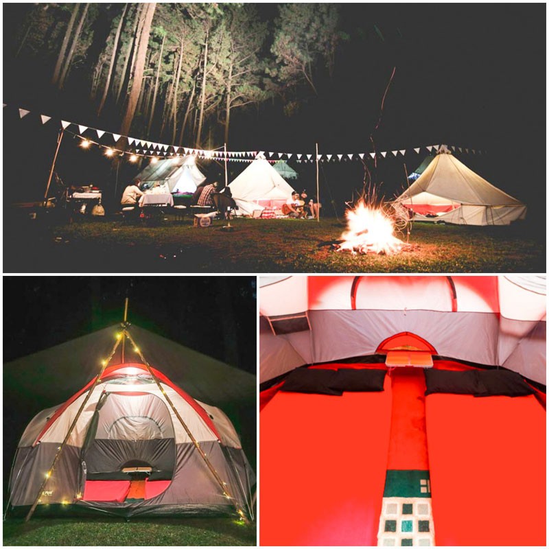 Lampu Glamping Borealis Bigadventure Hias Tenda Mini String Camping Tent Light