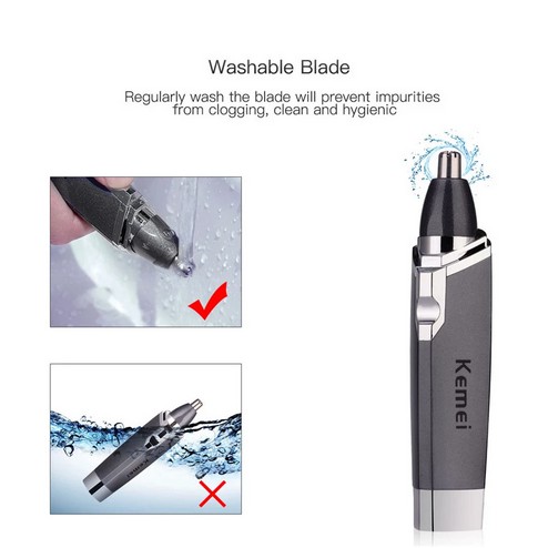 KM-6512 Alat Cukur Bulu Nose Ear Trimmer Hair Hidung Alis Telinga Salon Cantik KM-6629-6