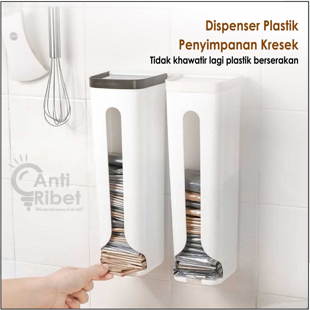 [ANTIRIBET] Tempat Penyimpanan Kantong Plastik Kresek Plastic Storage Box Organizer Dispenser Plasti