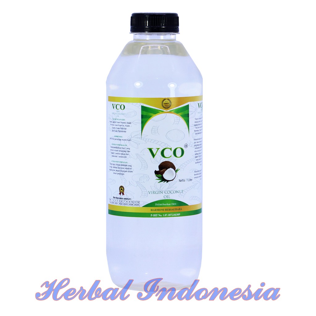 VCO Virgin Coconut Oil Minyak Kelapa Original 1 L ( liter )