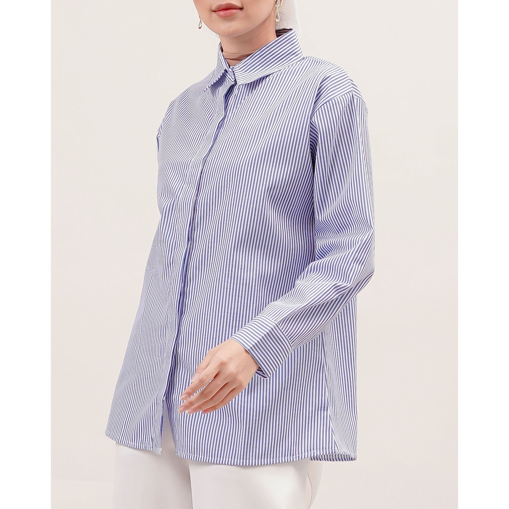 KEMEJA BLOUSE SALUR VALEN KATUN DAILY OFFICE  SHIRT PREMIUM B399 CO