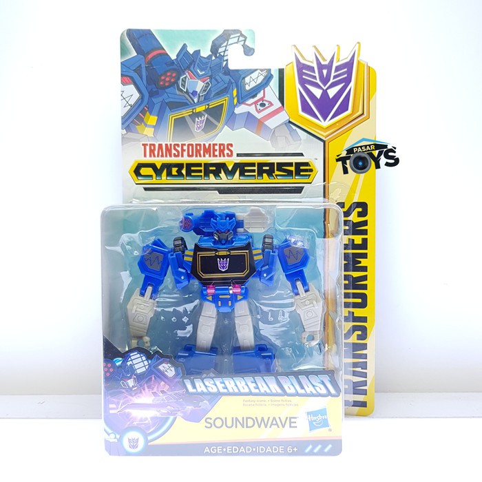 Soundwave Laserbeak Blast Warrior Class Transformers Cyberverse