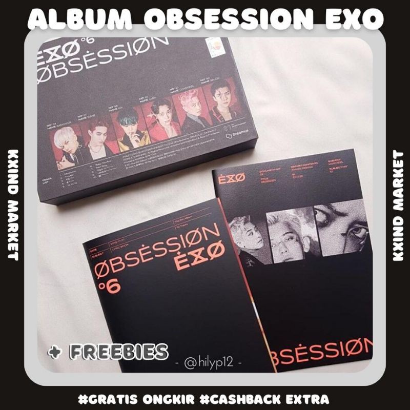 Album Obsession EXO / album only EXO / album obsesion