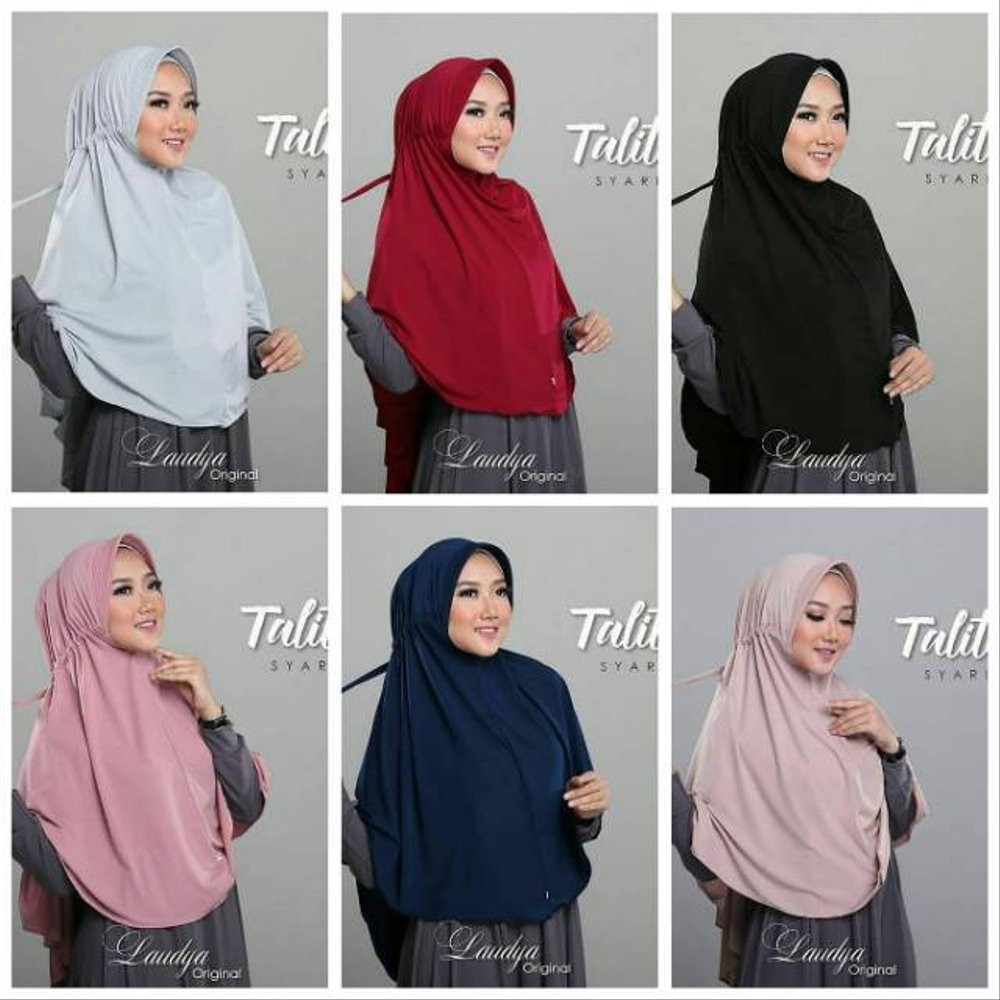 Disa Hijab - Khimar jumbo jilbab serut jokowi / jilbab serut serut jumbo