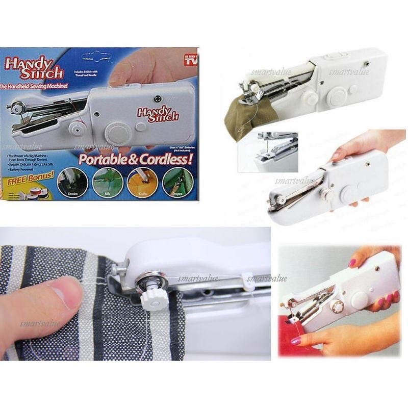 HANDY STITCH MESIN JAHIT mesin jahit mini mesin jahit portable mesin jahit betrai mesin jahit kecil