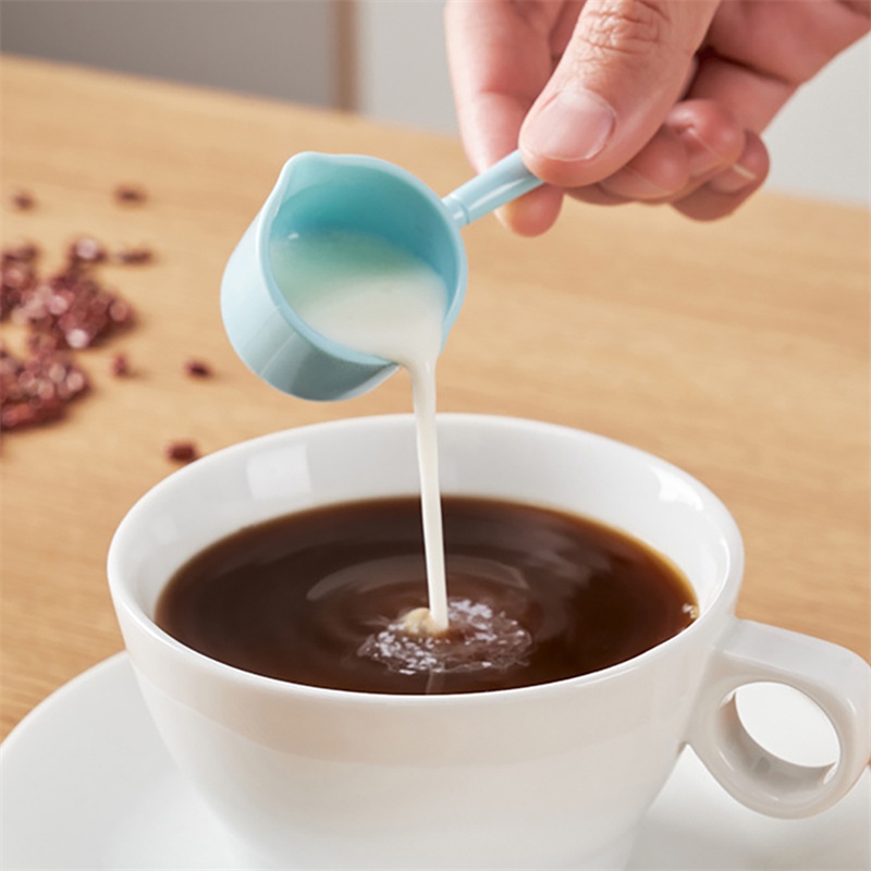 Tk 2pcs Sendok Takar Gagang Panjang Bahan Plastik Food Grade Reusable Untuk Kopi / Teh / Susu Bubuk