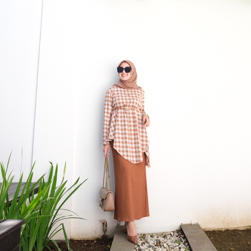 GINGHAM TOP