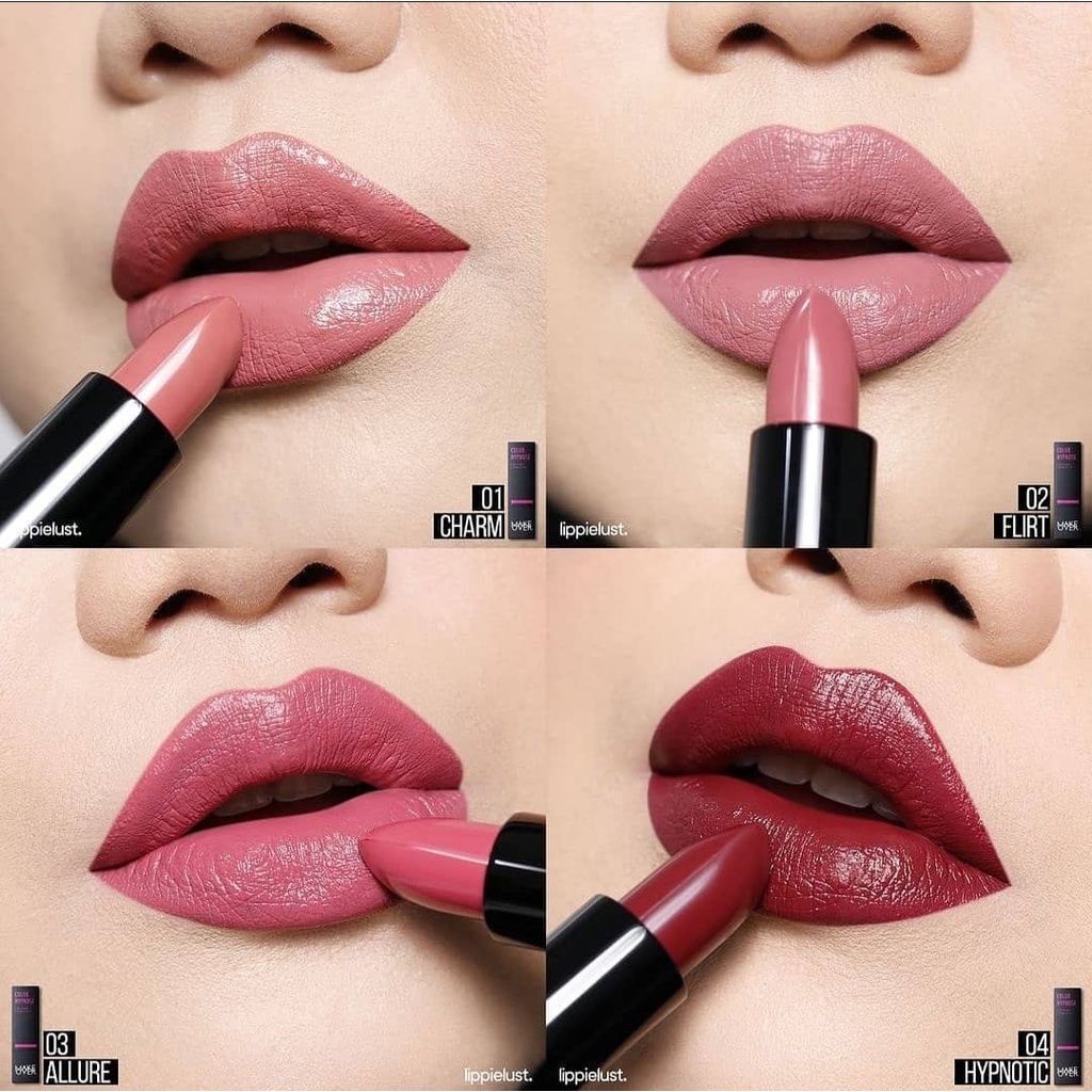 ✿ELYSABETHME✿ 𝓶𝓪𝓴𝓮𝓸𝓿𝓮𝓻 Make over color hypnose creamy lipmatte | lipstik mattee bisa untuk ombre