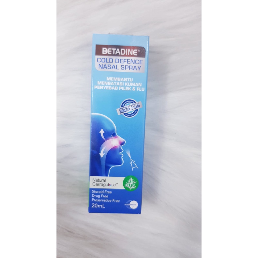 BETADINE COLD DEFENCE NASAL SPRAY 20ML