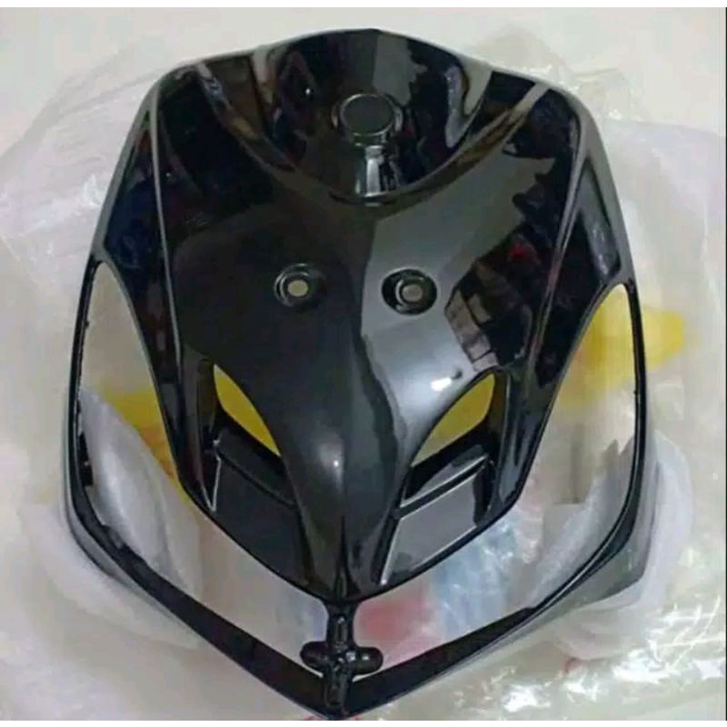 Cover tameng body depan Mio sporty new smile  hitam