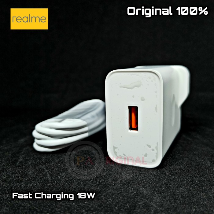 Charger Realme Narzo 20 Realme 7i  8i Fast Charging 18Watt Original