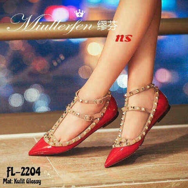 Flat shoes valentino tali