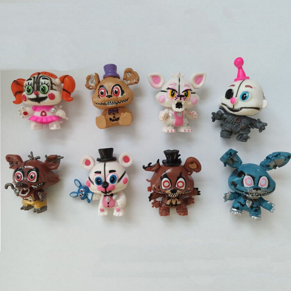 Five At PCS Bonnie Freddy's Game 8nights Xmas Gift Action FNAF Mainan Figure Anak