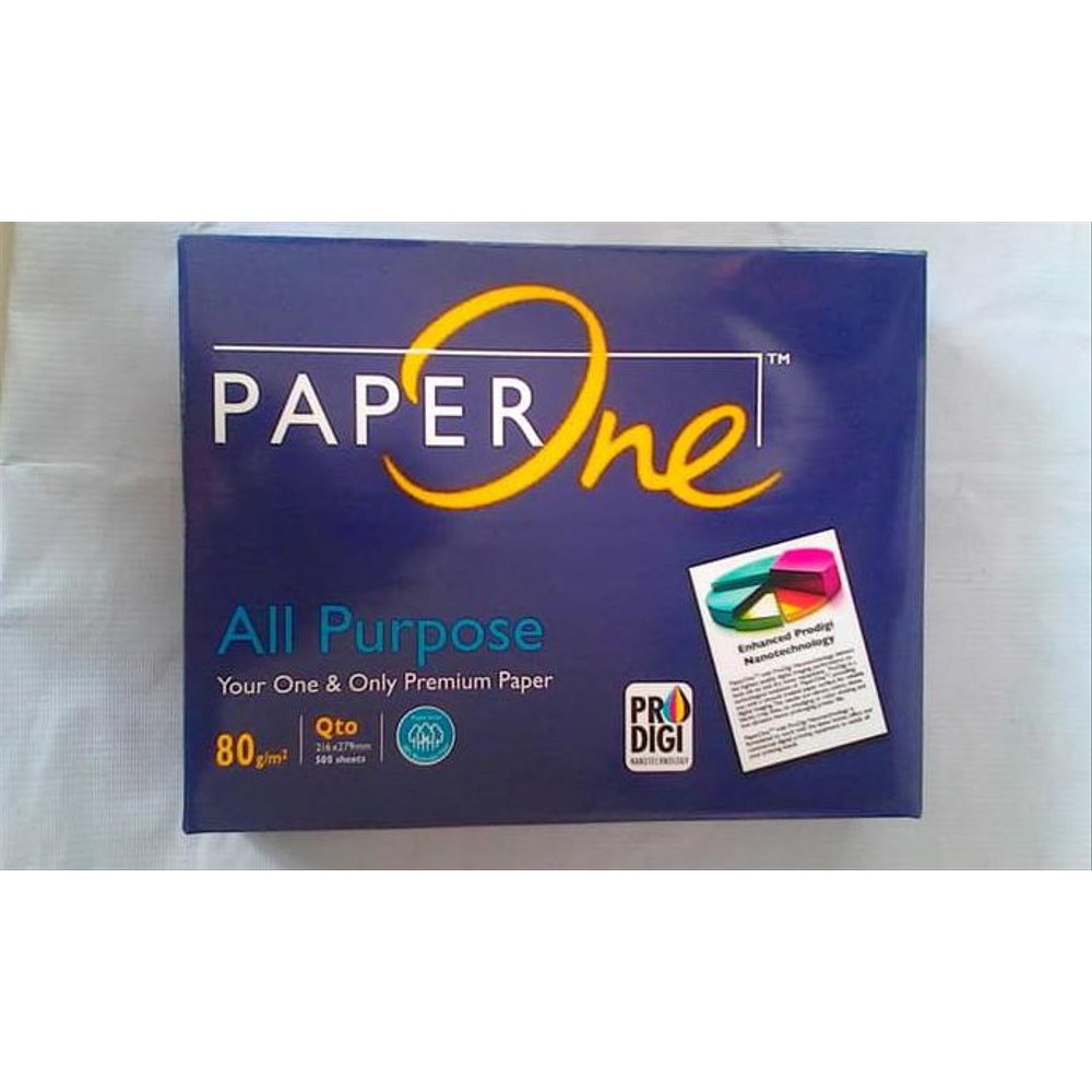 

Kertas HVS Paper One Uk. Qto - 80 Gr (Kwarto)