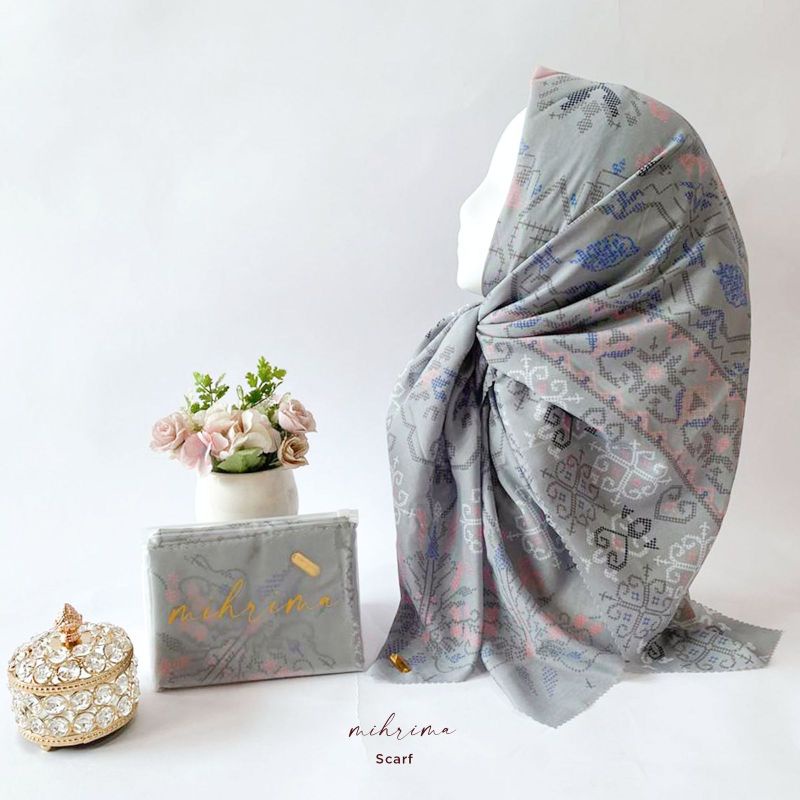 MIHRIMA SCARF SEGI 4 MOTIF ORI BY MIHRIMA HIJAB