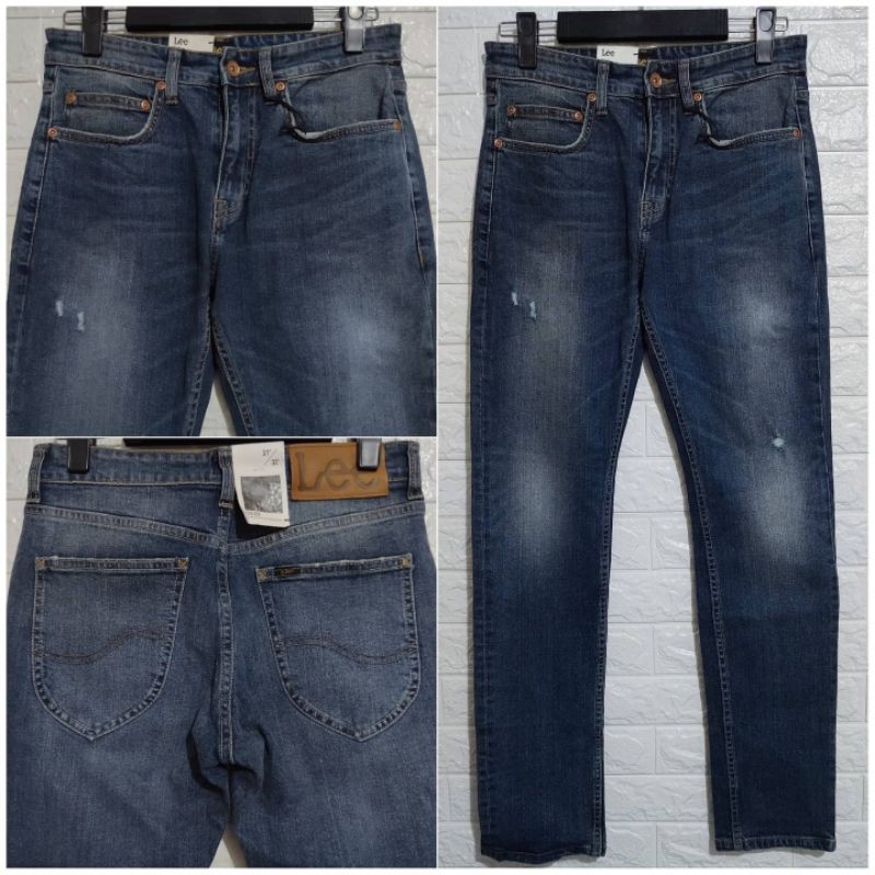 Lee Jeans 724 Zed Ripped Slim Regular Med Blue