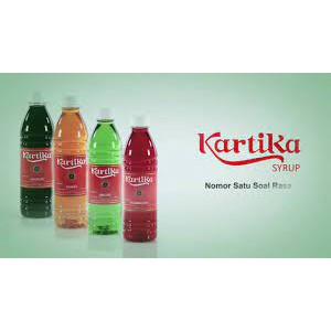 

Sirup Kartika 620 ml : Frambozen; Nanas; Leci: Melon; Jahe; Kawisto