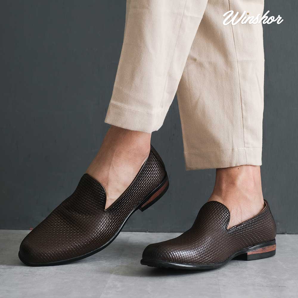 Martinez - Loafer Slip on - Winshor - Dark Brown