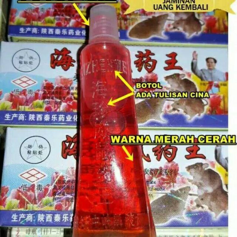 Obat pembasmi tikus cair racun tikus sawah rumah original