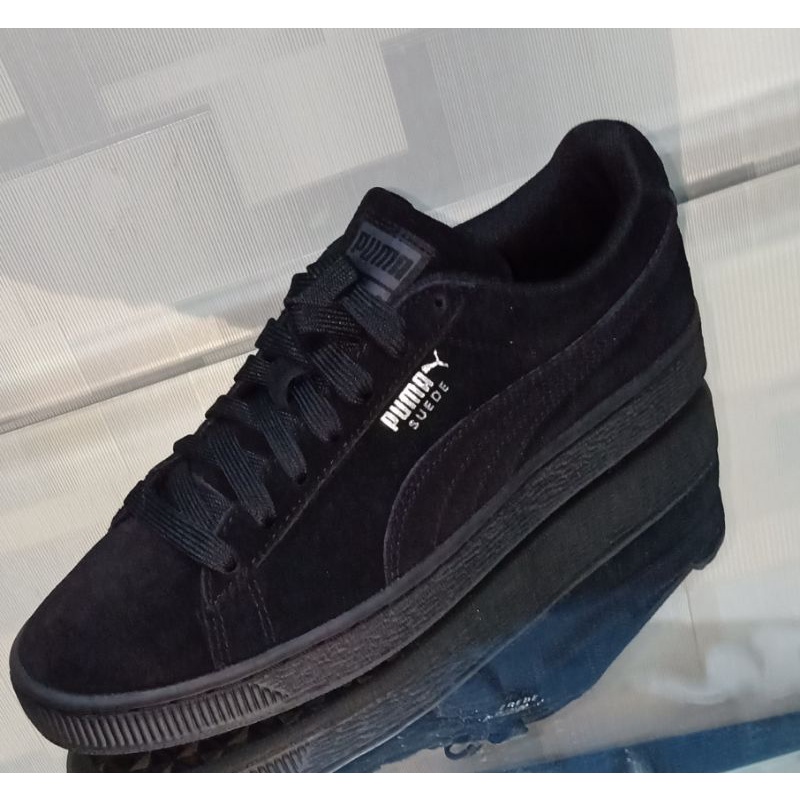 Sepatu Puma Suede Original Full Black