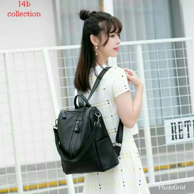 Backpack seleting dua tas ransel wanita mewah harga murah