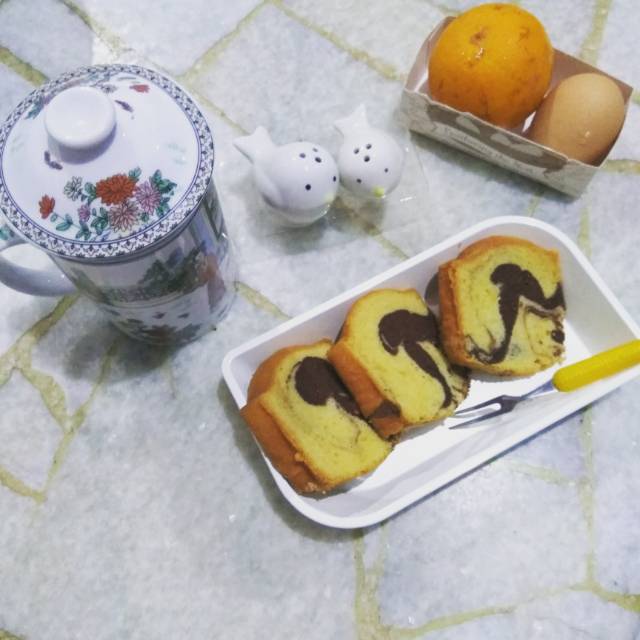 

Marmer cake(20x20x7cm)