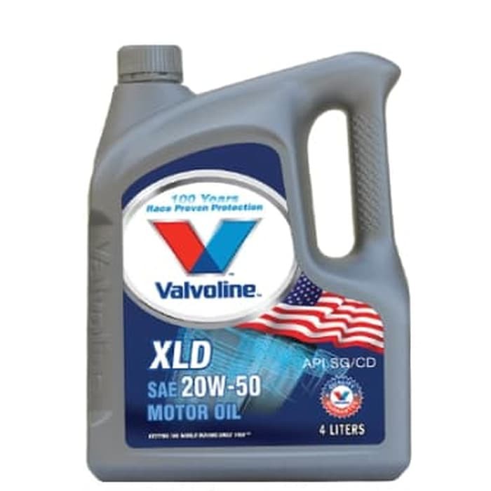 Oli Mesin Bensin Valvoline XLD 20W50 4ltr Baru