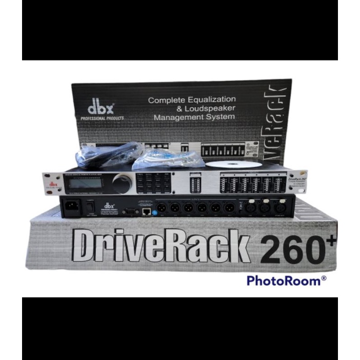 Dbx 260+ 260 plus speaker management drive rack dbx deleay fungsi