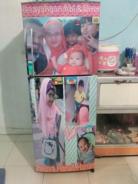Stiker Variasi Kulkas 2 Pintu