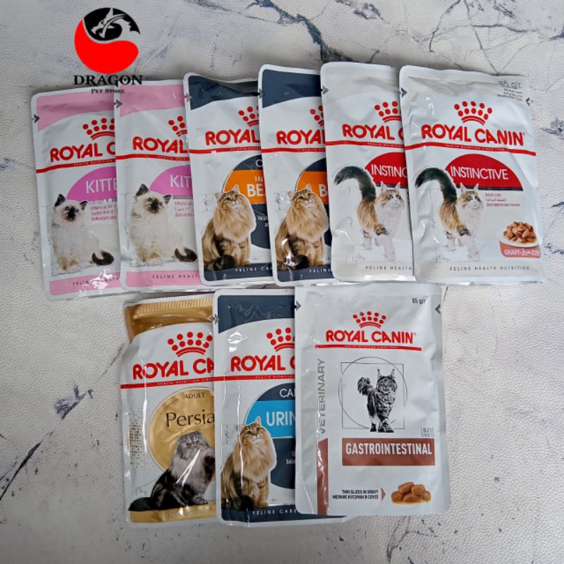 Royal Canin Pouch 85gr /Royal Canin Sachet /Wet Food /Makanan Basah Kucing