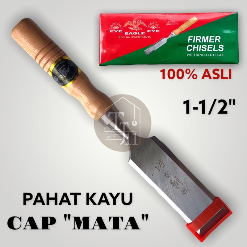 PAHAT KAYU BAJA cap MATA ukuran 1-1/2&quot; / TATAH PISAU KAYU cap MATA ukuran 1-1/2 inch