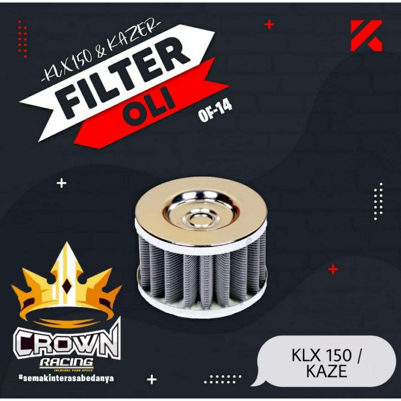 Filter Oli KTC KYTACO Stainless KLX 150 / Kaze