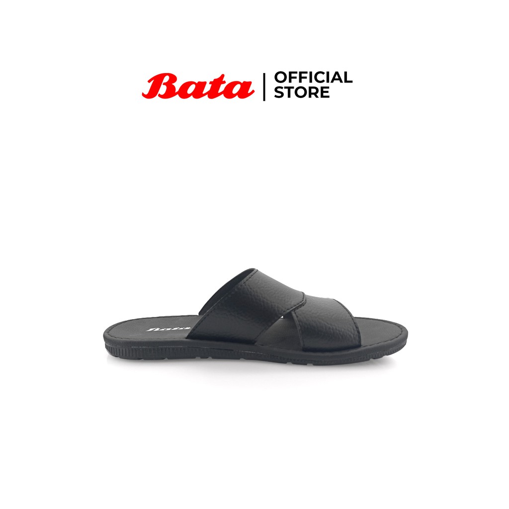 Bata Sandal Pria Slav Black - 8716179