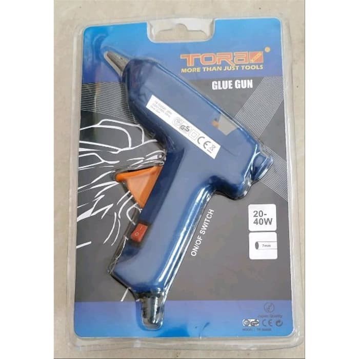 Glue Gun Listrik 20 Watt + Switch / Tembakan Lem Stick TORA