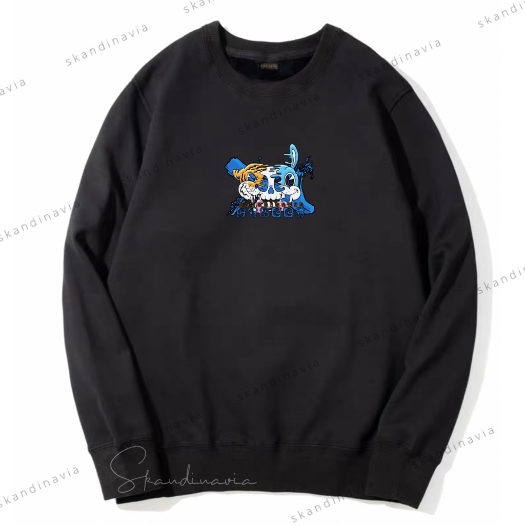 Poseidon Crewneck Sweater Pria dan Wanita Skandinavia Win Crewneck Picky