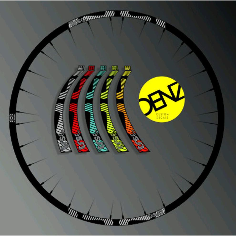 Decal rim ethirteen trs stiker pelk ethirteen trs untuk rim 26 27.5 29