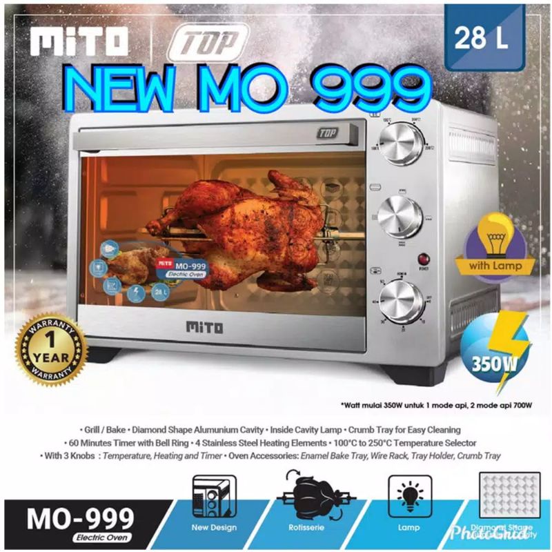 Oven Mito MO-999 28 L