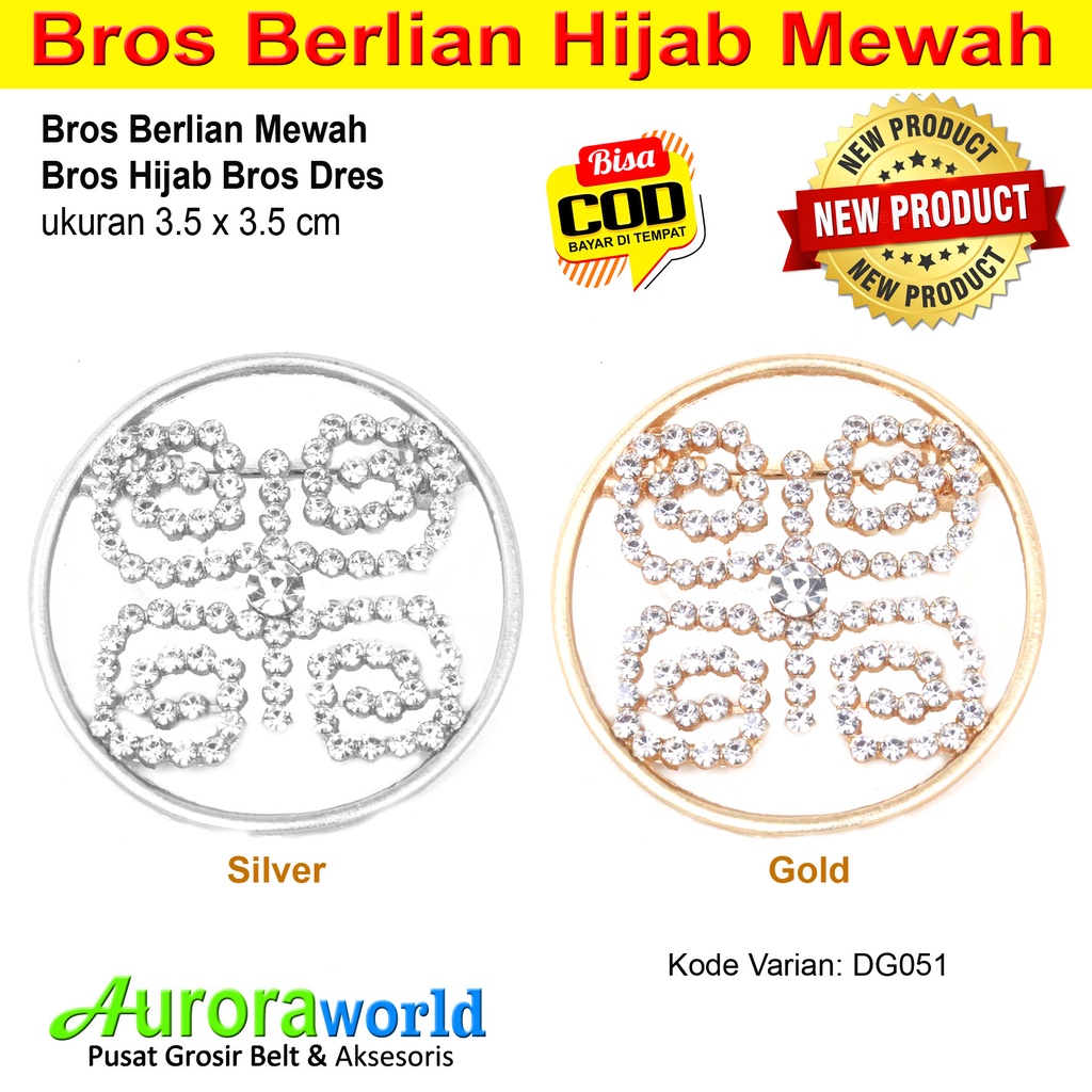 Auroraworld Bros cantik Brooch