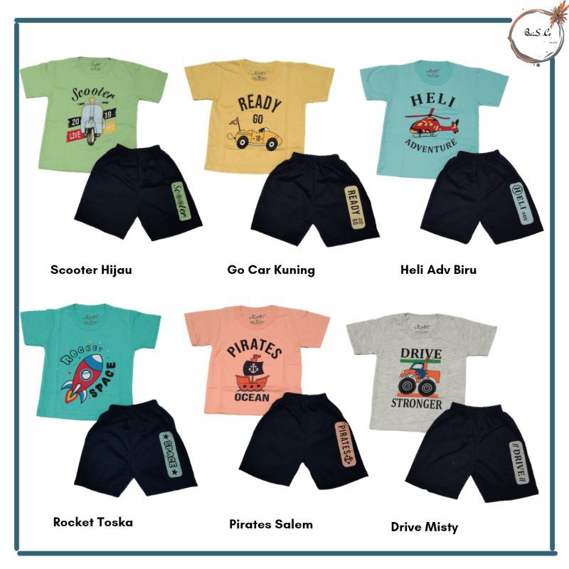 BaisCo Setelan Anak Laki laki Set Baju Anak Cowok BaisCo Setelan Anak Laki laki Set Baju Anak Cowok