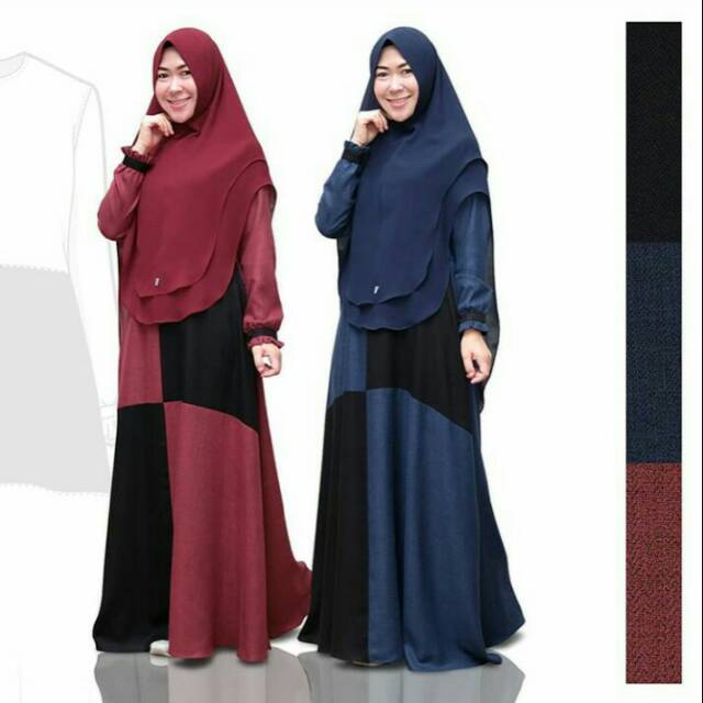 Pl baju fuku set khimar