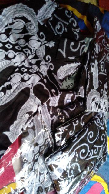 Batik Couple Keluarga Sania Ruffle Ori Ndoro Jowi Dnt Ulir Putih