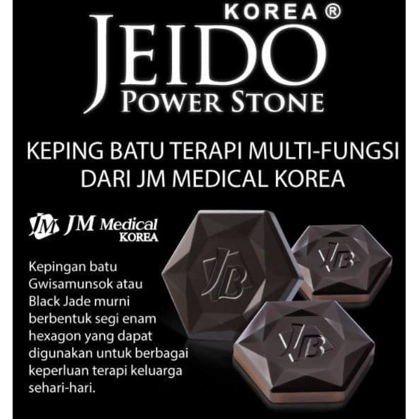 Alat kesehatan /  Jeido Power Stone 40KEPING BATU TERAPI MULTIFUNGSI  Asli