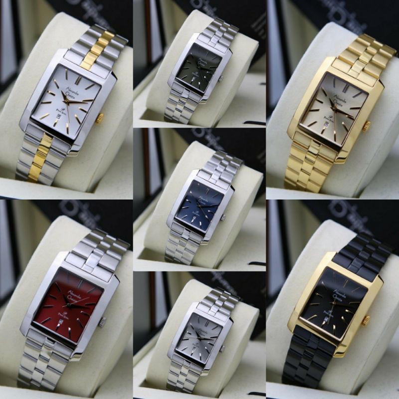 jam tangan wanita & pria (unisex) Alexandre christie ac 1022 md original garansi resmi
