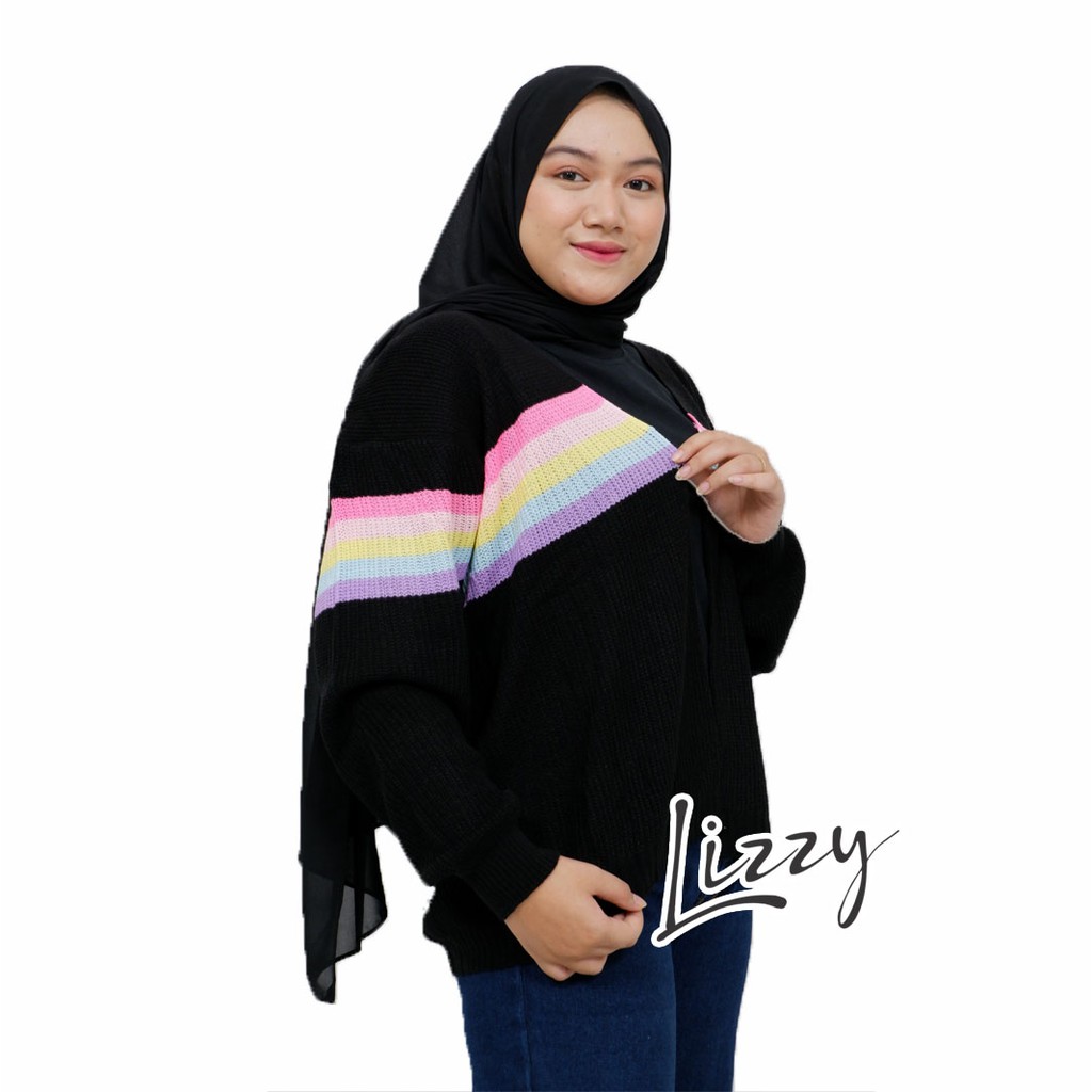 Lizzy - CARDIGAN RAINBOW