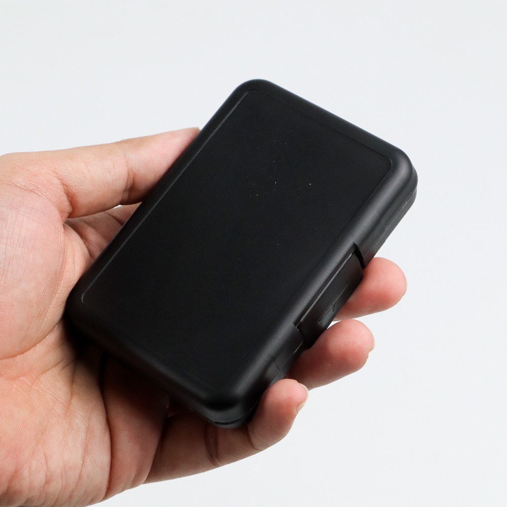 G5U Taffware Case Holder Plastic Storage Box For Memory Card (4 Compact + 4 Sd + 4 Micro Sd) - Wc0572 - Black Or-i