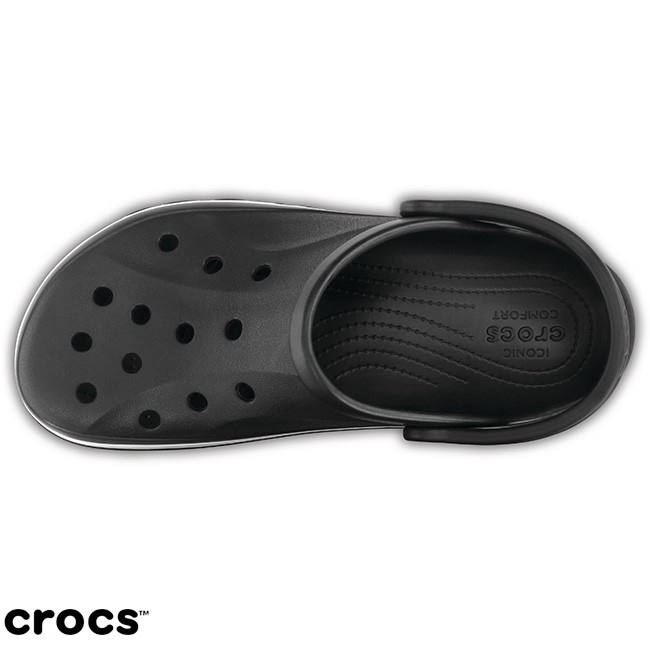 Sandal Crocs Baya Clog / Sandal Perawat / Sandal Unisex / Sandal Laki laki dan Perempuan / Sandal Tahan Air - Black - -205089-066