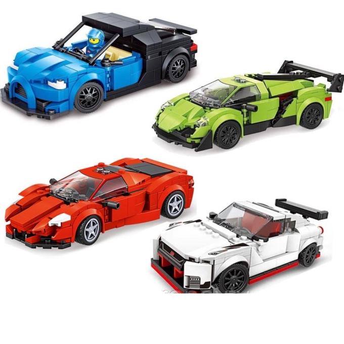 Buruan serbu] Lego Fast and Car - Lego Balap Mobil Cepat - Lego Chaobao