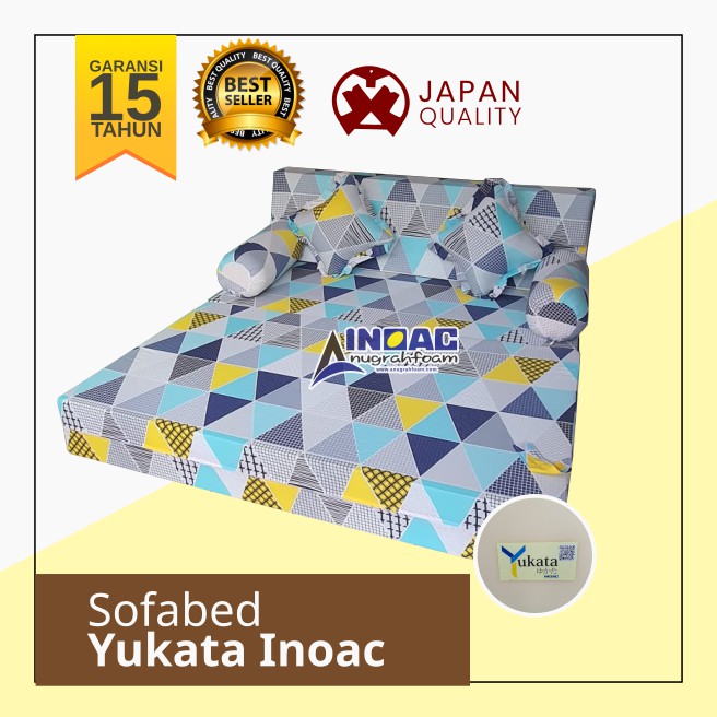 [Terkait]SOFABED INOAC YUKATA CUSTOM GARANSI TIDAK KEMPES  15 TH~LEBIH SEHAT UTK TIDUR BERKUALITAS